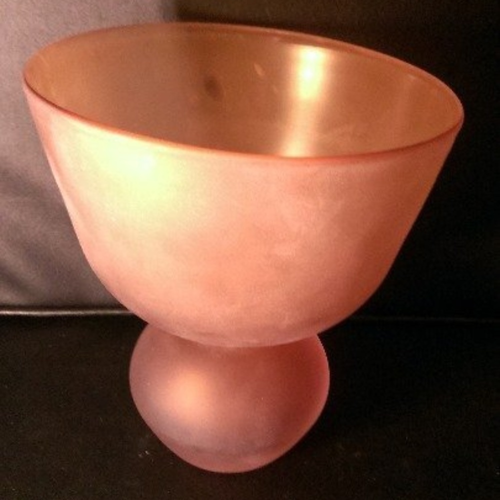 Beautiful Unique Decorative Amber Glass Bowl